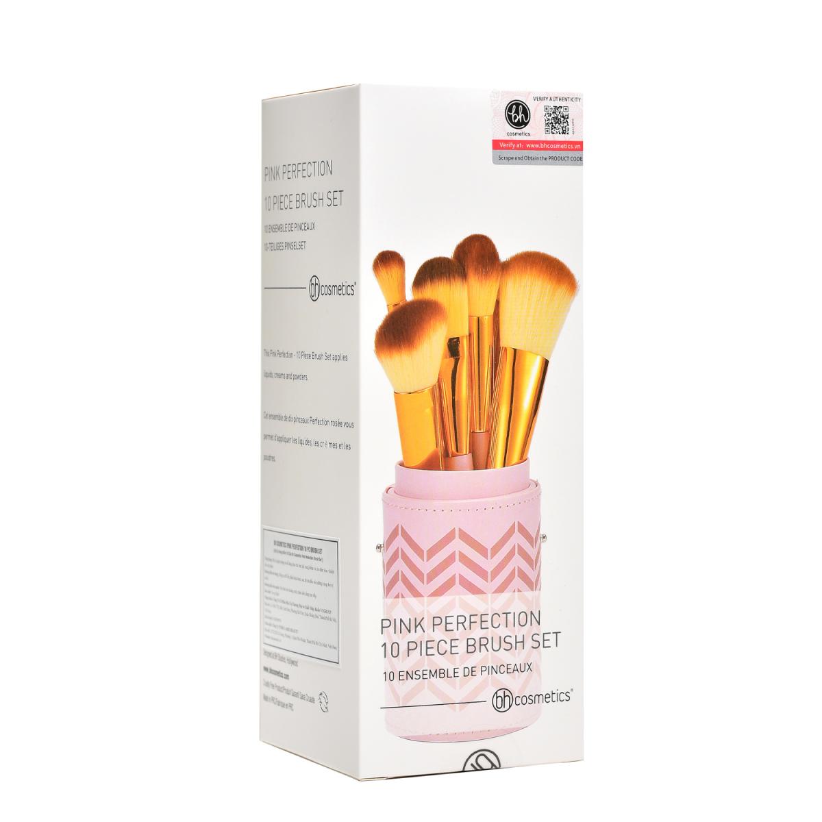 Bộ cọ bh cosmetics pink perfection 10 piece brush set BHBO11